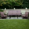 Courtyard Casual Madison 4 pc Sofa Swivel Seating Group  Includes:  One Sofa, Two Swivel and One Coffee Table - 2 of 4