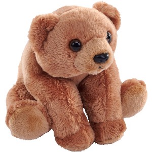 Wild Republic Pocketkins Eco Grizzly Bear Stuffed Animal, 5 Inches - 1 of 1