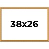 PosterPalooza | 38x26 Wood Antique Frame with UV Acrylic, 4 Finishes: Bronze, Gold, Silver, and Black - 2 of 4