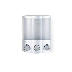 Better Living Products TRIO Shower Dispenser Satin Silver/Chrome Buttons - 1 of 4