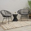 Christopher Knight Home San Antonio Outdoor Woven Wicker Chairs with Cushions (Set of 2) - 2 of 4