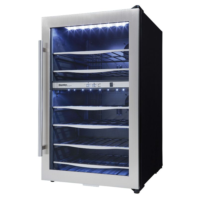 Danby DWC040A3BSSDD 38 Bottle Free-Standing Wine Cooler in Stainless Steel, 2 of 11