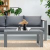 Aoodor Aluminum Outdoor Coffee Table 39.3" L x 22.9" W x 16.1" H - All-Weather Coffee Side Table - 2 of 4