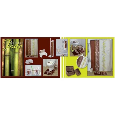 Taupe and White Plastic Moroccan Freestanding Toilet Paper Holder