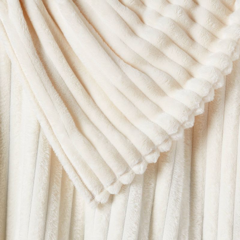 Ribbed Plush Throw Blanket - Room Essentials™, 5 of 11