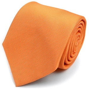 Men's Solid Color Microfiber Poly Woven 3.25 Inch Wide And 57 Inch Long Necktie - 1 of 4