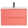 Citiscape Modern Bathroom Vanity with Textured Drawer Fronts - 3 of 4