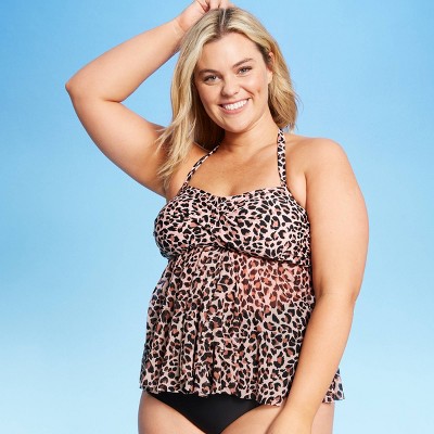 target plus size swim tankini