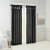 DSVIMOY Curtain Panels, Twist Tab Lined Window Curtain Panel for Living Room, Bedroom, Black, 95"*50"*0.13" - 4 of 4
