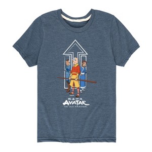 Boys' - Avatar: The Last Airbender - Trio Short Sleeve Graphic T-Shirt - 1 of 4