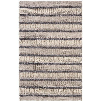 Berkeley Transitional Stripes Ivory/Tan/Gray Area Rug