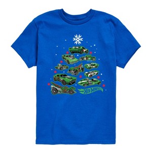 Boys' - Hot Wheels - Car Tree Short Sleeve Graphic T-Shirt - 1 of 4