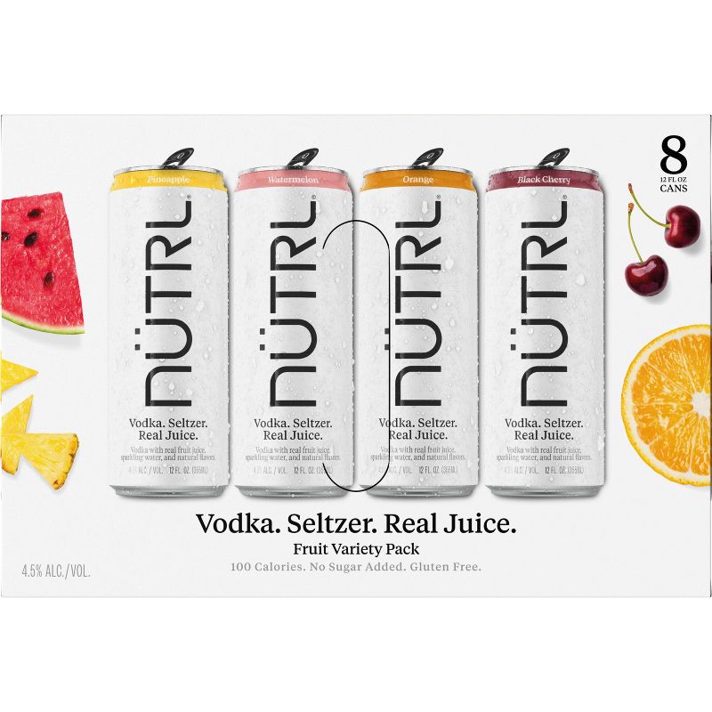 Nutrl Fruit Variety Pack - 8pk/12 fl oz Cans, 5 of 11