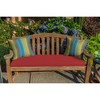 Casual Cushion Sunbrella Fabric 1-Piece Indoor/Outdoor Bench Cushion, 48"W x 18"L - 2 of 4