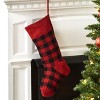 The Lakeside Collection Buffalo Check Christmas Banner 70" - Farmhouse Holiday Wall Decoration - 2 of 4