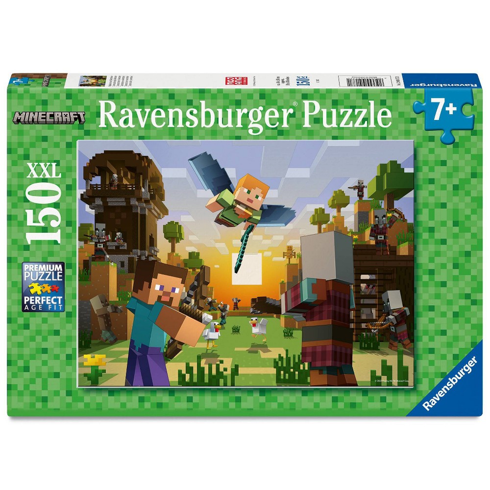 Ravensburger Minecraft Construction and Adventure Jigsaw Puzzle 150pc