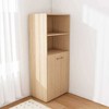 JUJABU Stretchable Desk with Storage Shelves & Mobile Wheels, Ideal for Small Apartments/Offices - 3 of 4