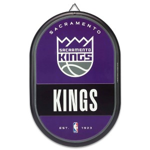 NBA Sacramento Kings Embossed Metal Pill Wall Sign - 1 of 4