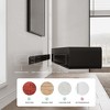 POVISON Fully Assembled Modern Floating TV Stand for TVs up to 65",Wall-Mounted Entertainment Center with 3 Flip-Down Cabinet Doors TV Console - 4 of 4