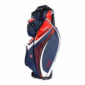 Izzo Golf Gemini Cart Bag 14-Way Top Cooler Pocket - USA Red / White / Blue - 1 of 1