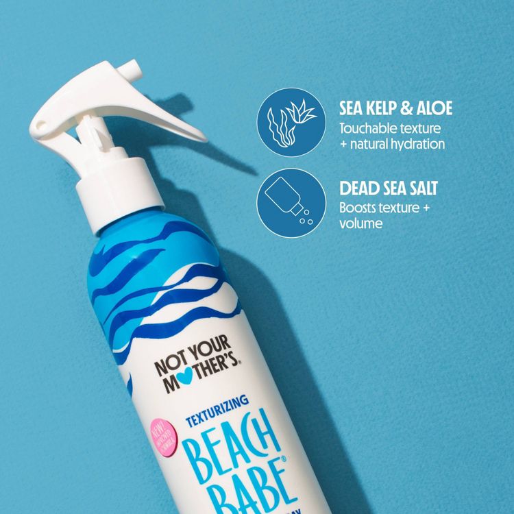 Not Your Mother's Beach Babe Texturizing Sea Salt Spray with UV Protection - 8 fl oz: Curl Enhancing, Dye-Free, Paraben-Free, Sulfate-Free, 4 of 10