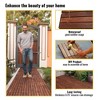 10 PCS Interlocking Deck Tiles Striped Pattern, 12" x 12" Square Acacia Hardwood Outdoor Flooring - 4 of 4
