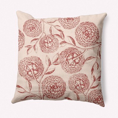 Vintage Floral Collection Decorative Accent Throw Pillows - Set of 2