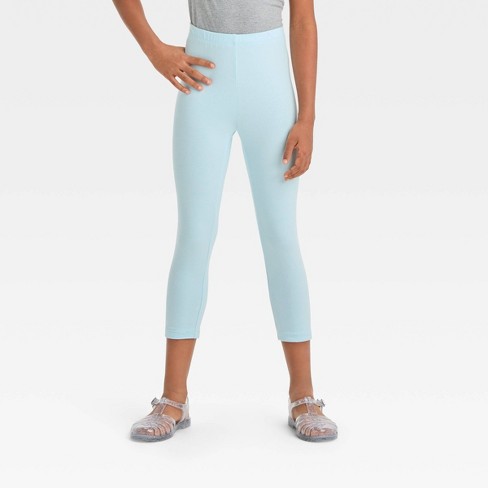 Girls' Capri Leggings - Cat & Jack™ Light Blue Xs : Target