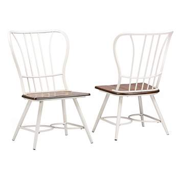 Longford Industrial Dining Chair (Set Of 2) - Baxton Studio
