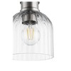 Quorum Lighting Monarch 1 - Light Pendant in  Noir/Satin Nickel - 3 of 3