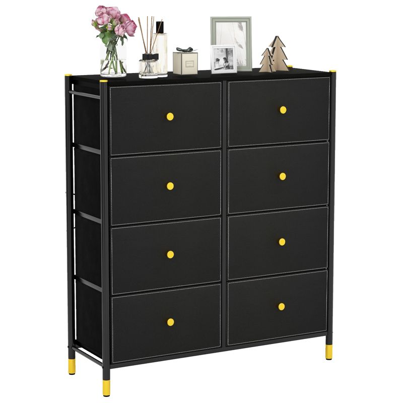Costway 5/6/8-Drawer Fabric Dresser Tower Wide Chest of Drawers Storage Organizer Bedroom, 1 of 10