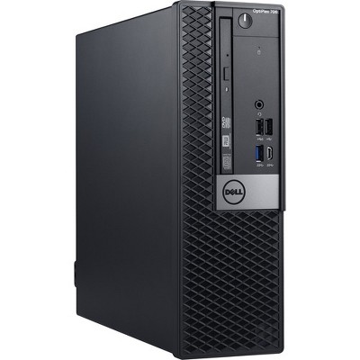 Dell OptiPlex 7060 Desktop Computer Intel Core i7 8GB RAM 500GB HDD Black - 8th Gen i7-8700 - AMD Radeon R5 430 2GB - DVD-Writer - Small Form Factor