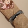 SOHI Women's Dark Silver Twisted Bracelet - 2 of 4