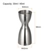 Unique Bargains Multifunction Stainless Steel Bar Cocktail Jigger with Measurements - 2 of 4