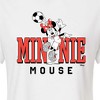 Women's - Disney - Minnie Name Soccer Cropped Graphic T-Shirt - 2 of 4