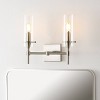 Cato Modern Iron/Glass LED Vanity - JONATHAN Y - 2 of 4