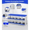 Coucheta Chicken Nesting Boxes - Available in Multiple Styles (Bracket Leg/Two-Tier/Wall Mount) & Compartments (6/8/10) for Easy Egg Collection. - 4 of 4