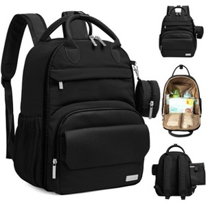 KeaBabies Diaper Bag Backpack Comes with Portable Changing Pad, Baby Bag for Mom, Baby Travel Essential - 1 of 4