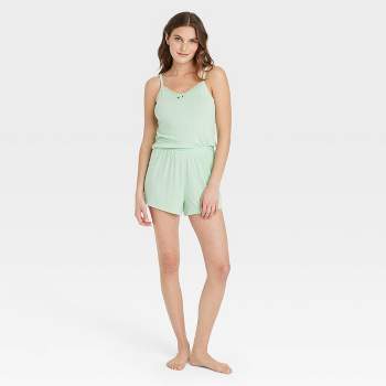 Women's Lace Trim Pajama Set - Colsie™