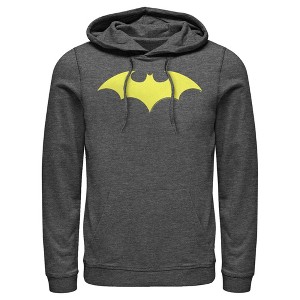 Men's Batman Winged Hero Symbol Pull Over Hoodie - 1 of 3