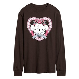 Men's - Pokémon - Maushold 3 Coquette Long Sleeve Graphic T-Shirt - 1 of 2