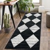 Area Rug with Rubber Backing Machine Washable Rug Trellis Printed Rugs Low Pile Foldable Indoor Carpet for Living Room Bedroom Guest Room Playroom - 2 of 4