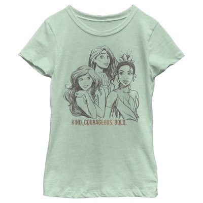 Girl's Disney Sketch Portraits T-shirt : Target