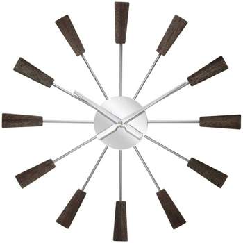 23.5" Vane Mid-Century Wall Clock - Infinity Instruments