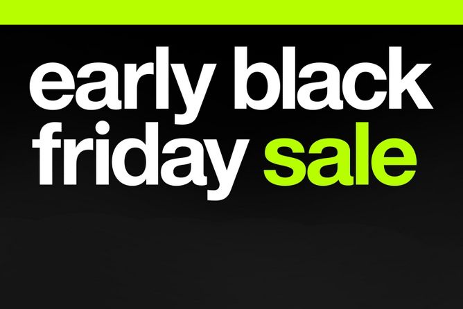 Early black Friday sale