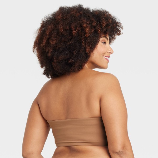 Sostén bandeau sin forro de tejido elástico de lujo para mujer - Auden™ 2