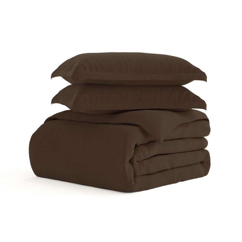 3 Piece Duvet Cover & Shams Set - Soft and Breathable, Double Brushed Microfiber, Wrinkle Free - Becky Cameron, 4 of 16