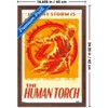 Trends International Marvel Fantastic Four: First Steps (2025) - Johnny Storm Is The Human Torch Framed Wall Poster Prints - 3 of 4