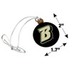 Binghamton University Logo Mini Small Tiny Wood Christmas Tree Holiday Ornament - 4 of 4