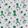 Minecraft Creepers & TNT All-Over Print Youth Athletic Heather Crew Neck Short Sleeve T-shirt - 2 of 3